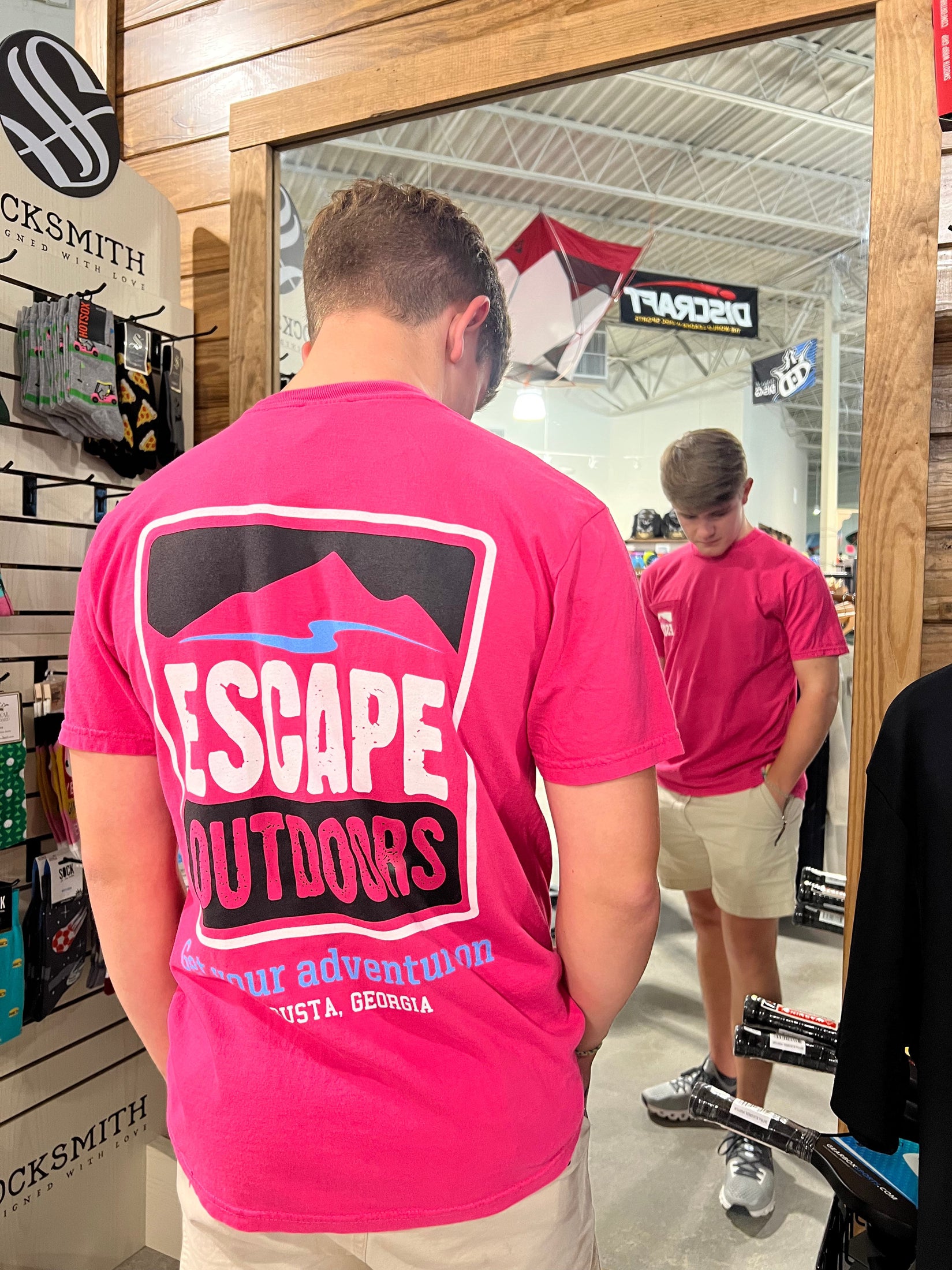 Black Logo SS Escape Tee shop-escape-outdoors