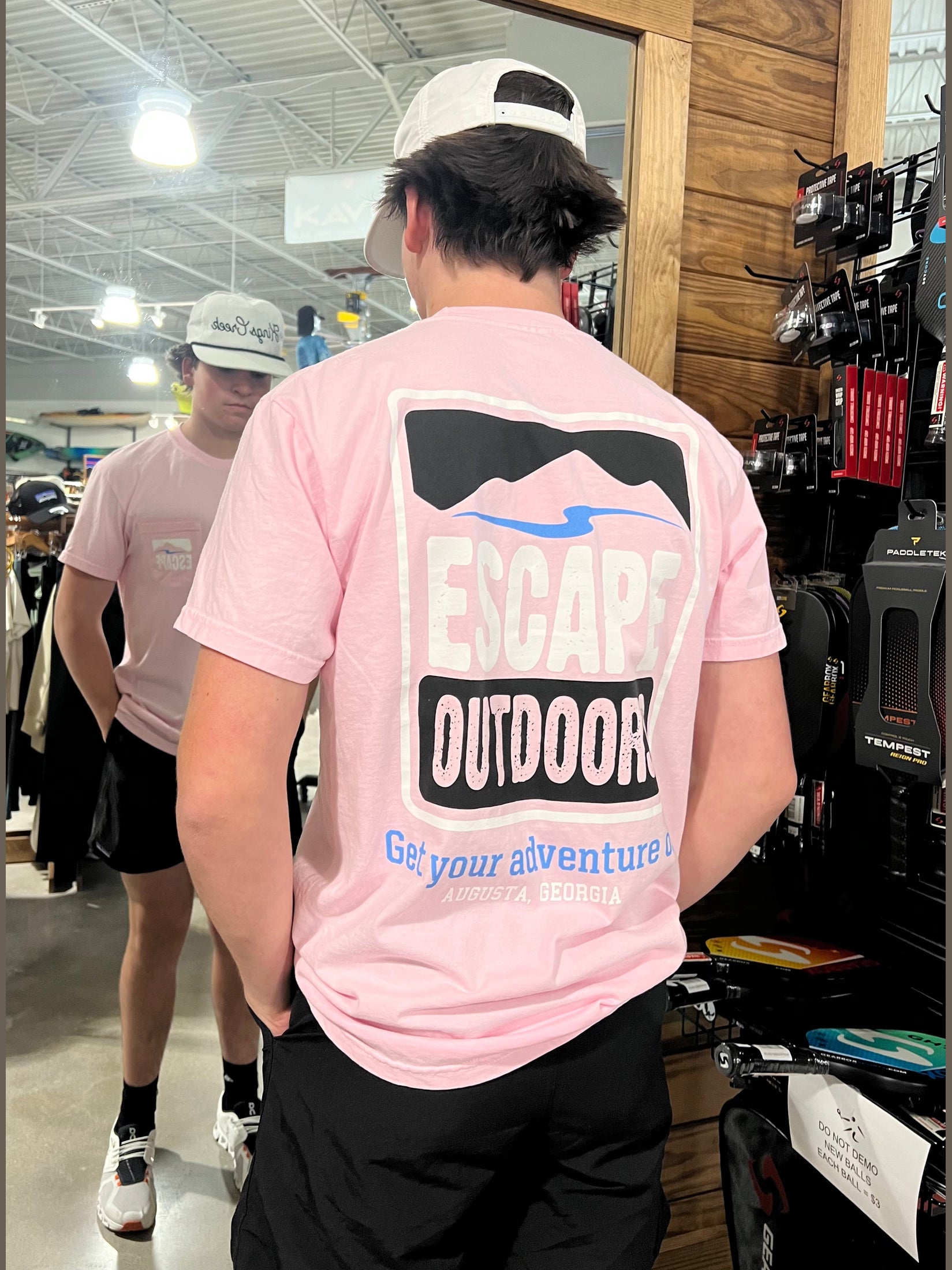 Black Logo SS Escape Tee shop-escape-outdoors