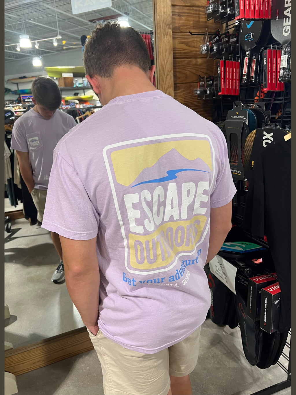 Khaki Logo SS Escape Tee shop-escape-outdoors