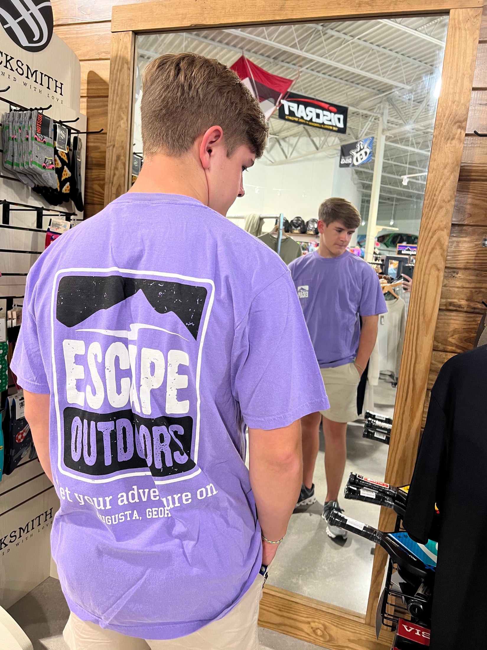 Black Logo SS Escape Tee shop-escape-outdoors