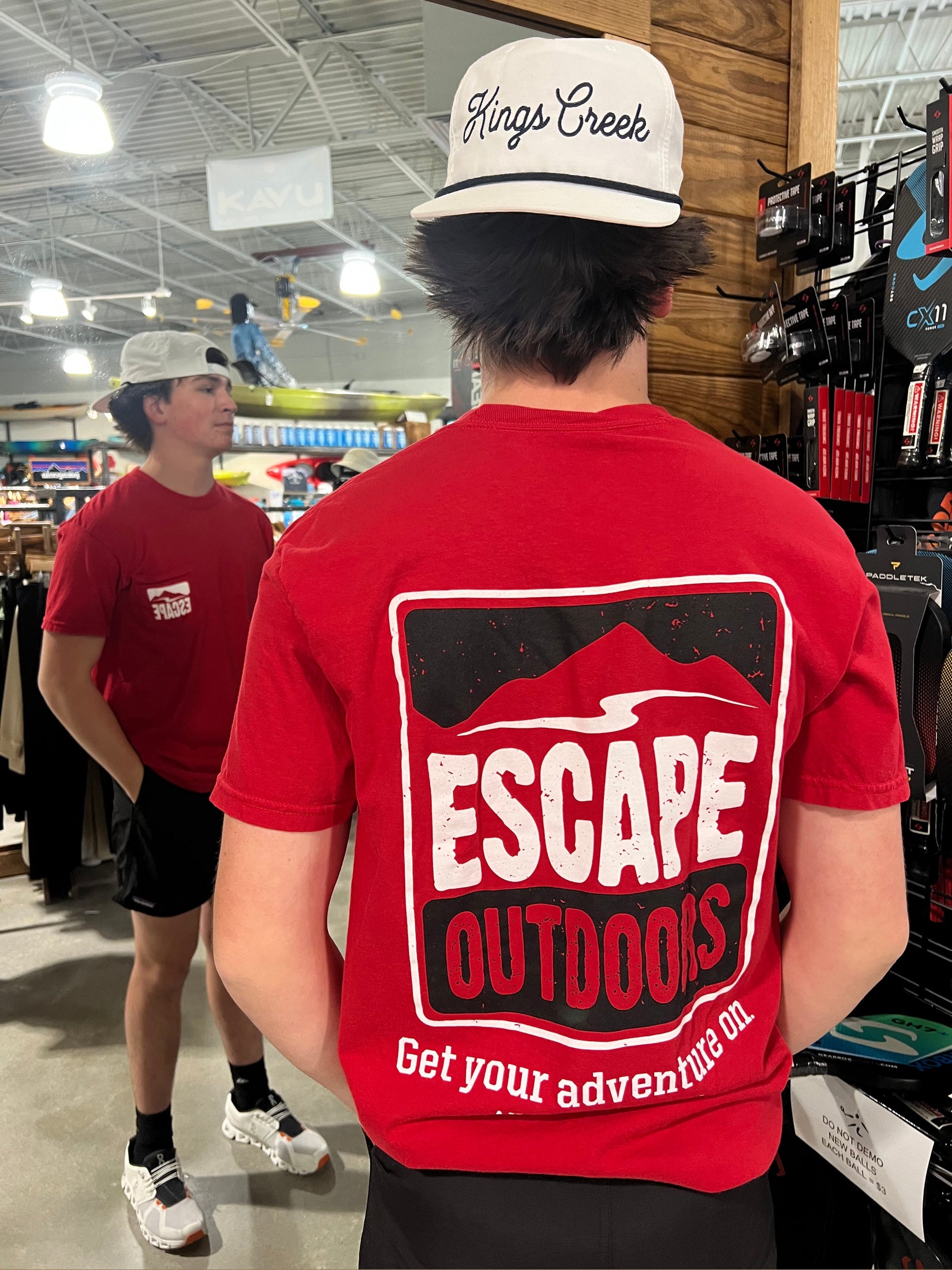 Black Logo SS Escape Tee shop-escape-outdoors