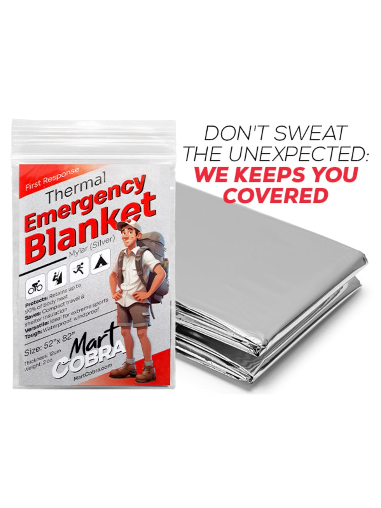 Thermal Emergency Blanket - Shop Escape Outdoors