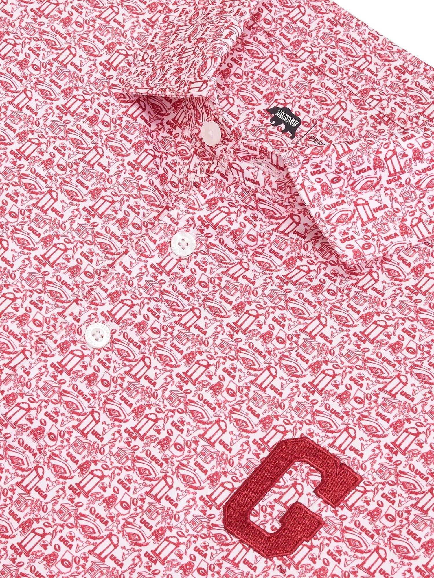 Georgia Icons Printed Polo shop-escape-outdoors