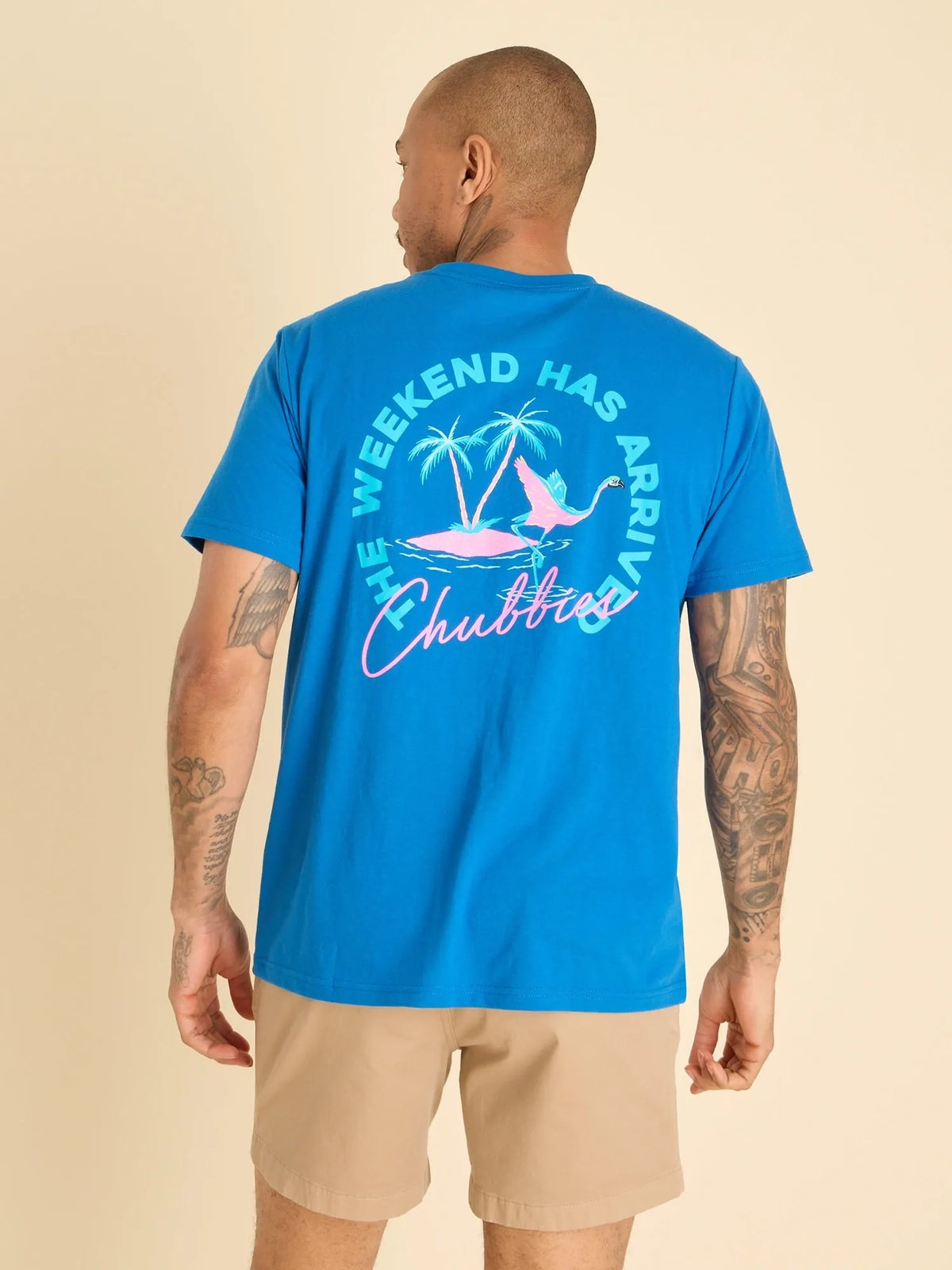 The Navy Circle Non Pocket Graphic Tee shop-escape-outdoors