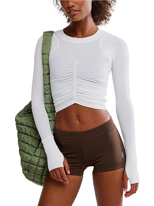 Tempo Ruched Long Sleeve shop-escape-outdoors