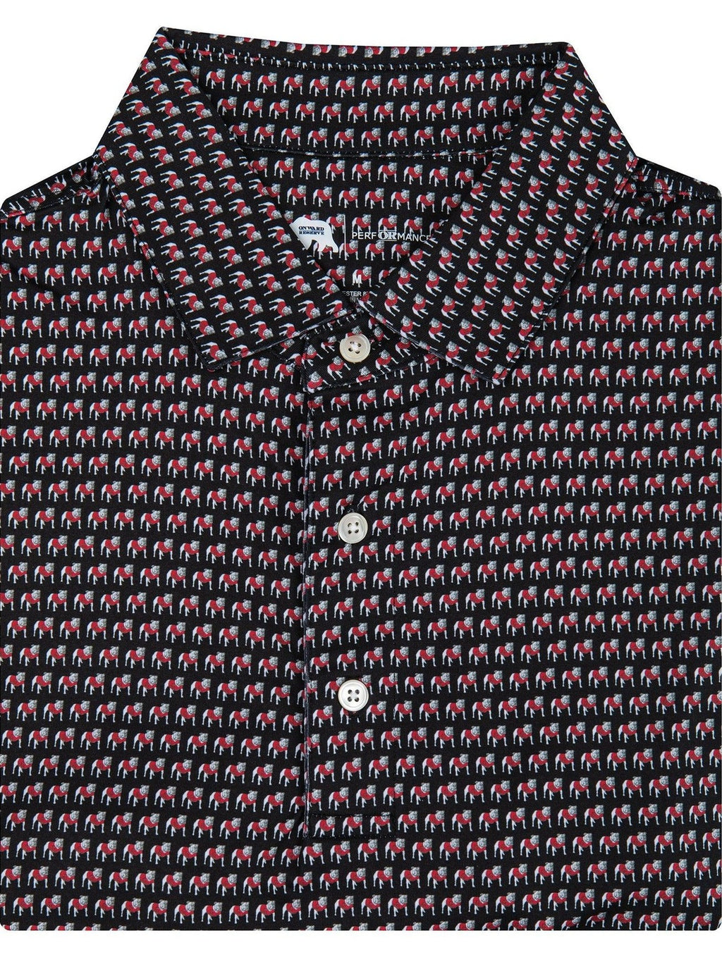 Standing Bulldog Printed Polo shop-escape-outdoors