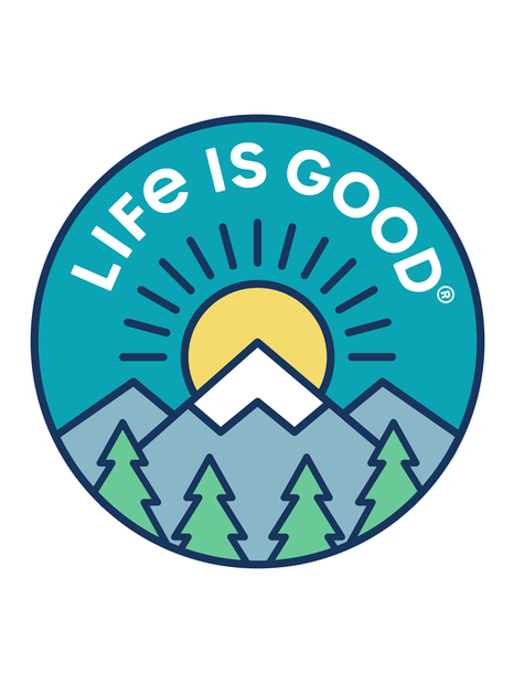 Life Is Good Circle Sticker shop-escape-outdoors
