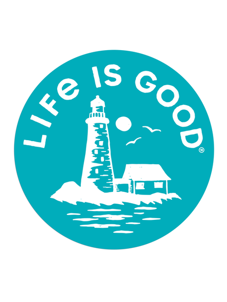 Life Is Good Circle Sticker shop-escape-outdoors