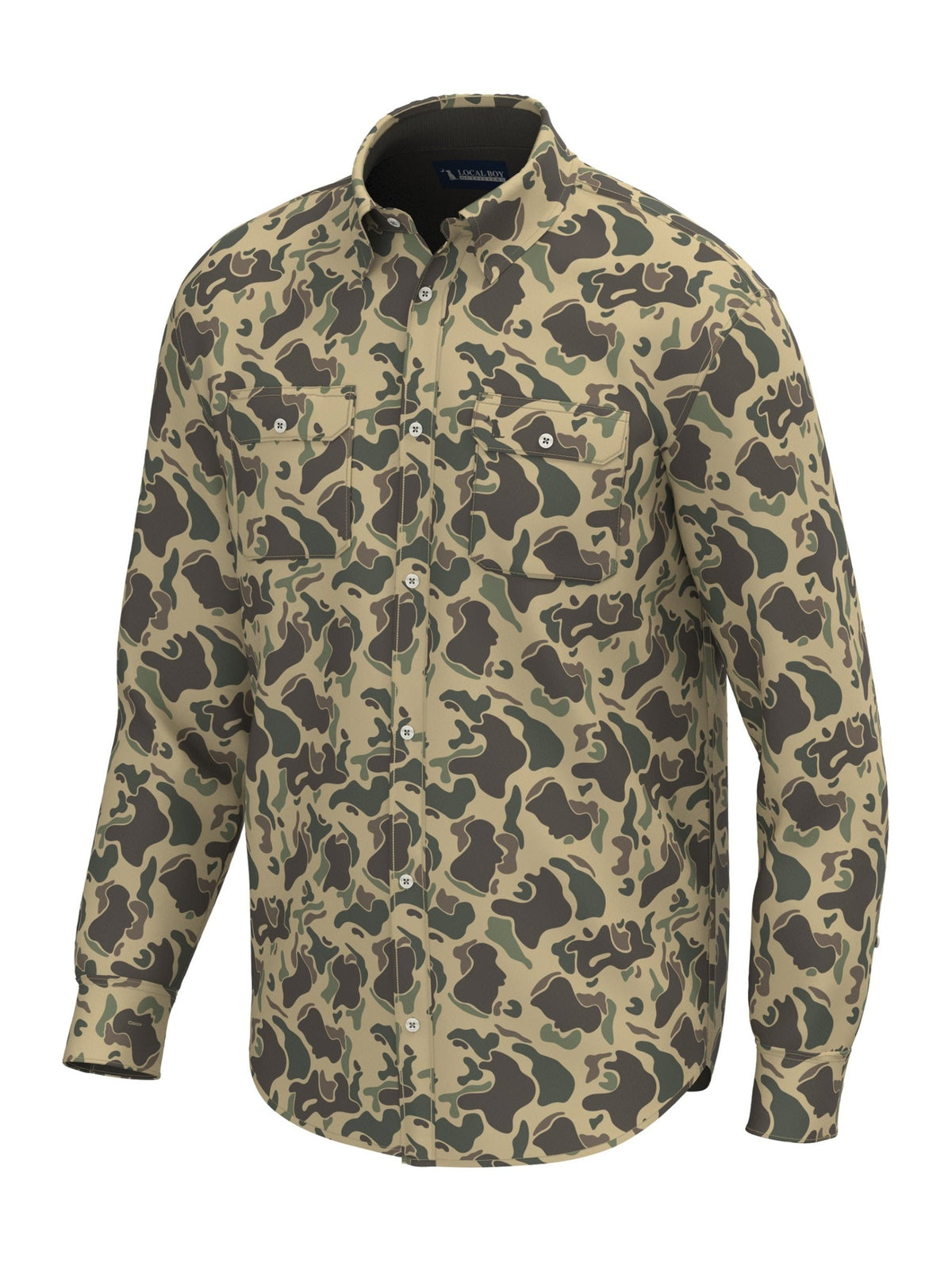 Camo Button Up shop-escape-outdoors