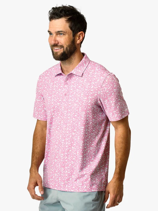 Boatbar Printed Performance Polo Shirt shop-escape-outdoors