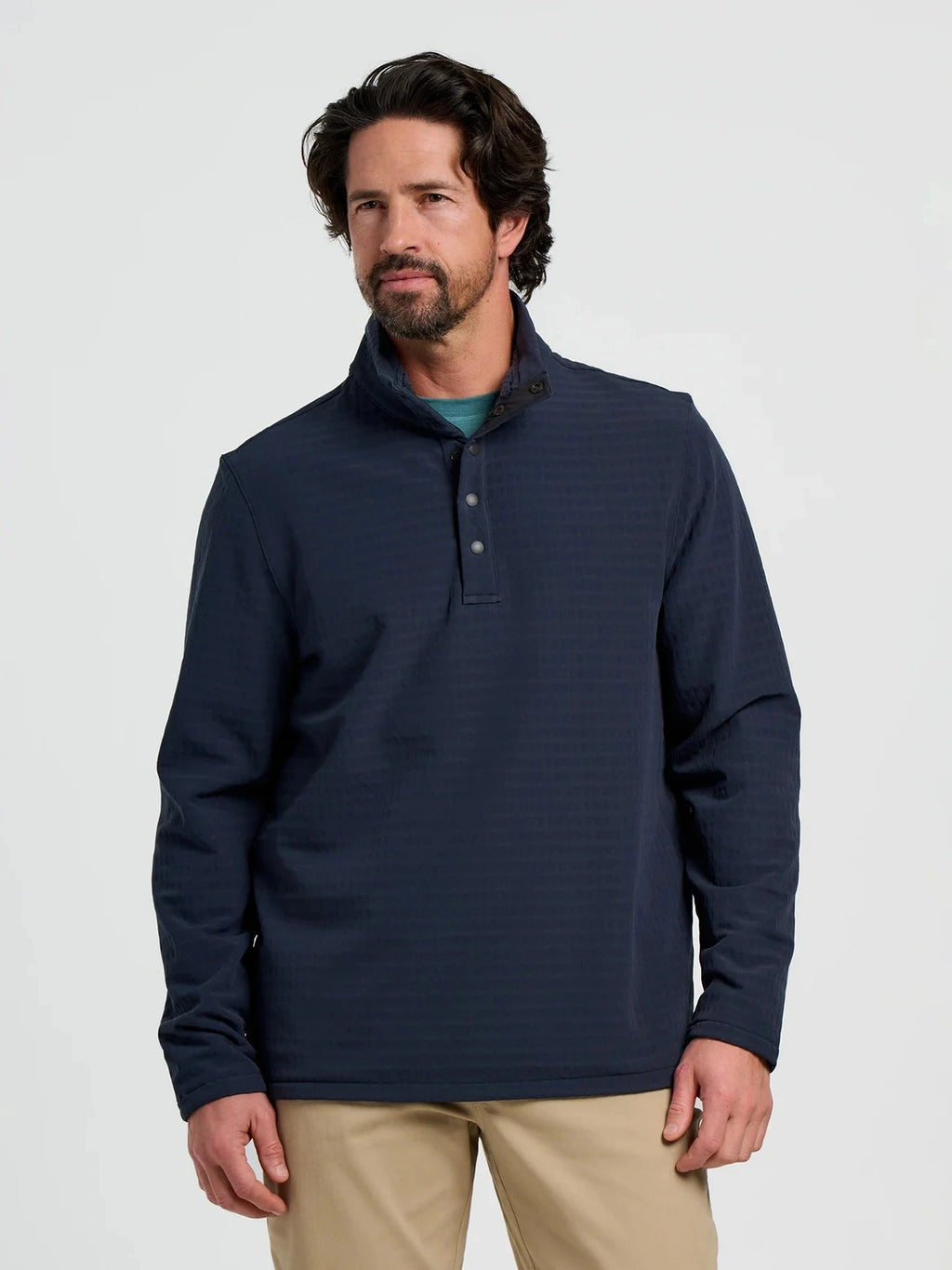 Men's Gridback Fleece Snap Pullover shop-escape-outdoors