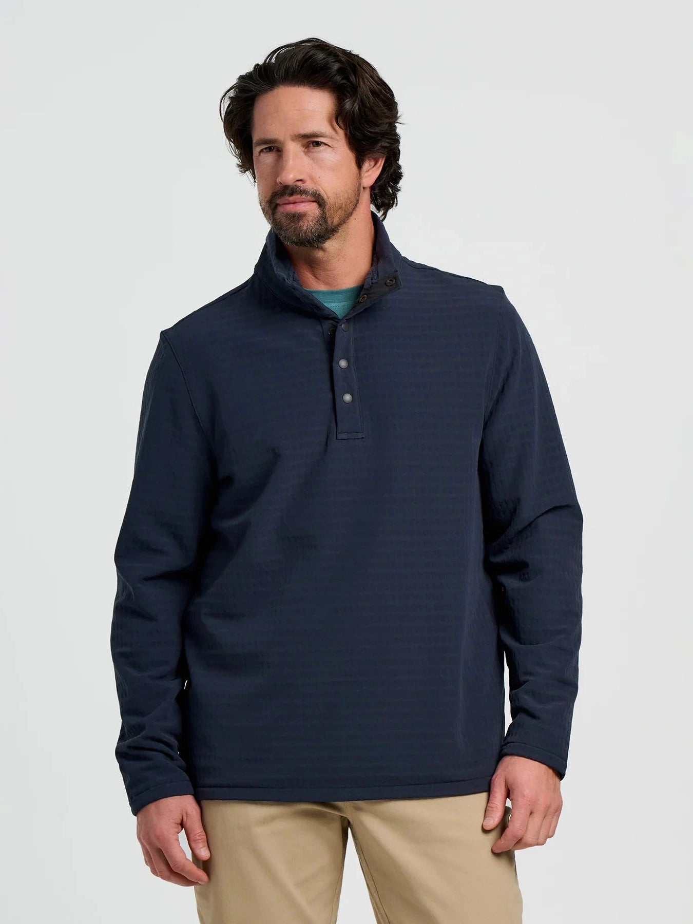 Men's Gridback Fleece Snap Pullover shop-escape-outdoors