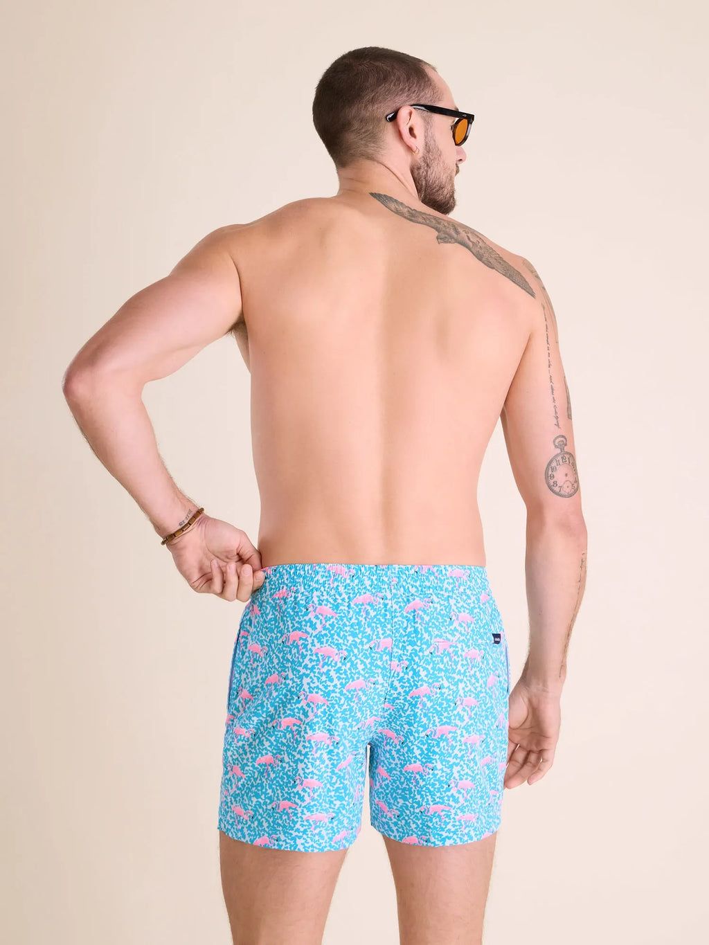 The Domingos Are For Flamingos 5.5" Classic Swim Trunk shop-escape-outdoors