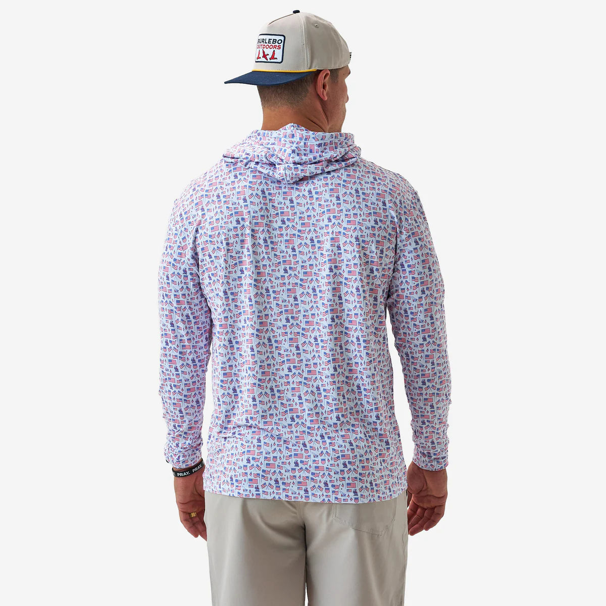 Burlebo Performance Hoodie - Old Glory shop-escape-outdoors