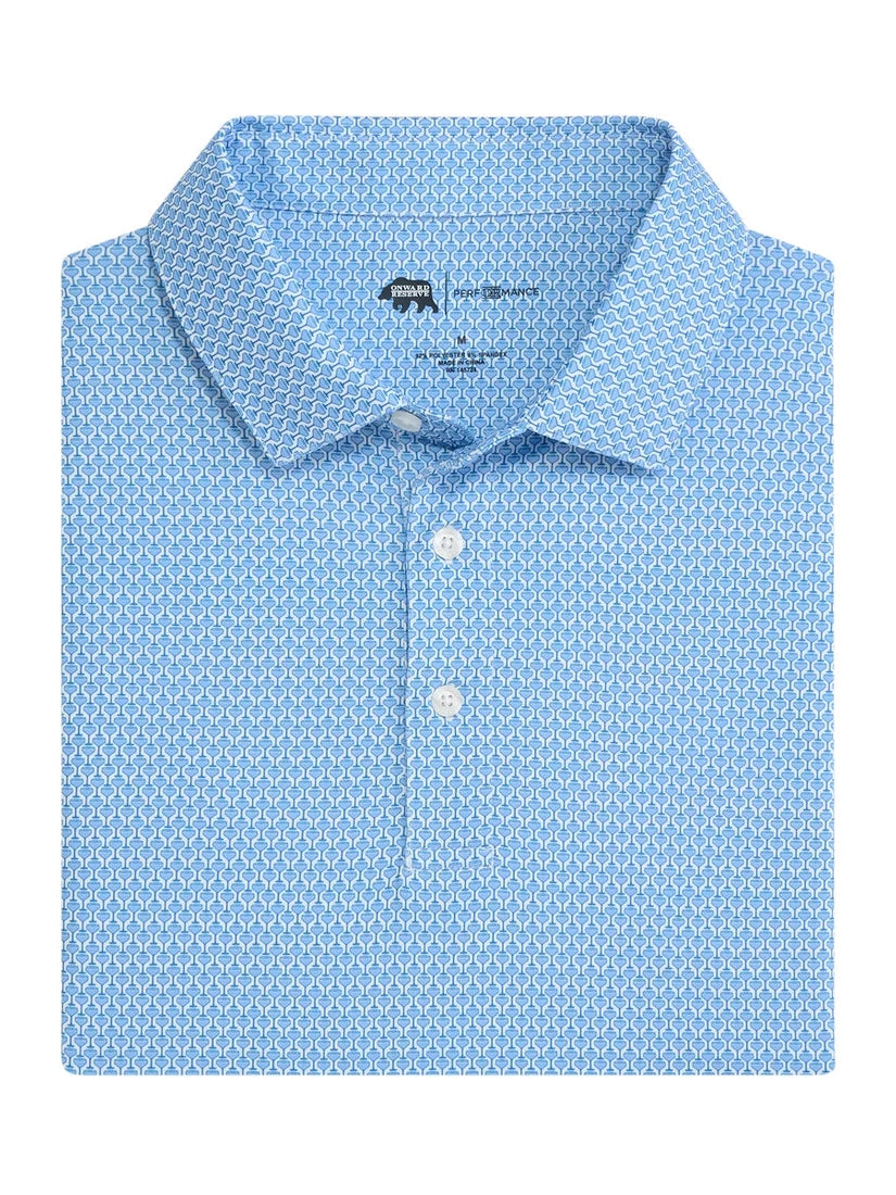 Night Owl Printed Performance Polo - Shop Escape Outdoors
