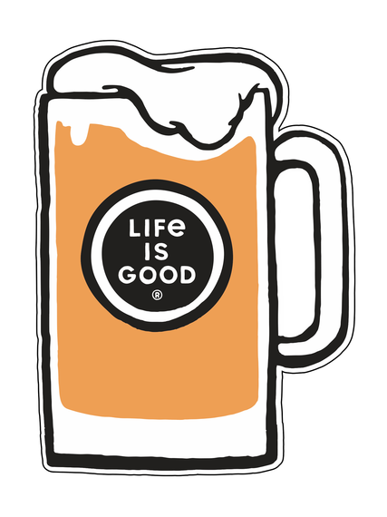 Life Is Good Die Cut Sticker shop-escape-outdoors
