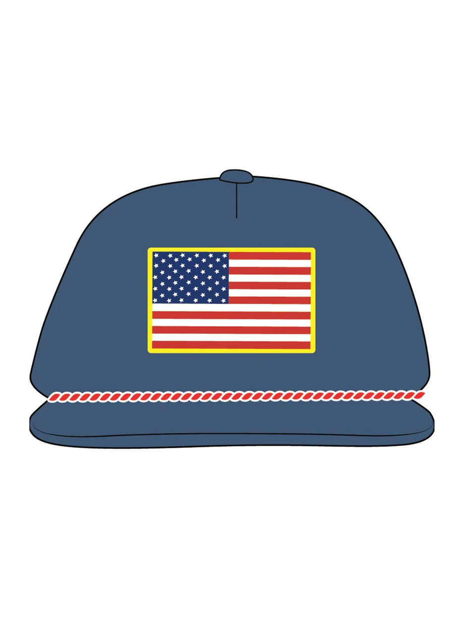 Patriotic Patch Low Profile Rope Hat shop-escape-outdoors