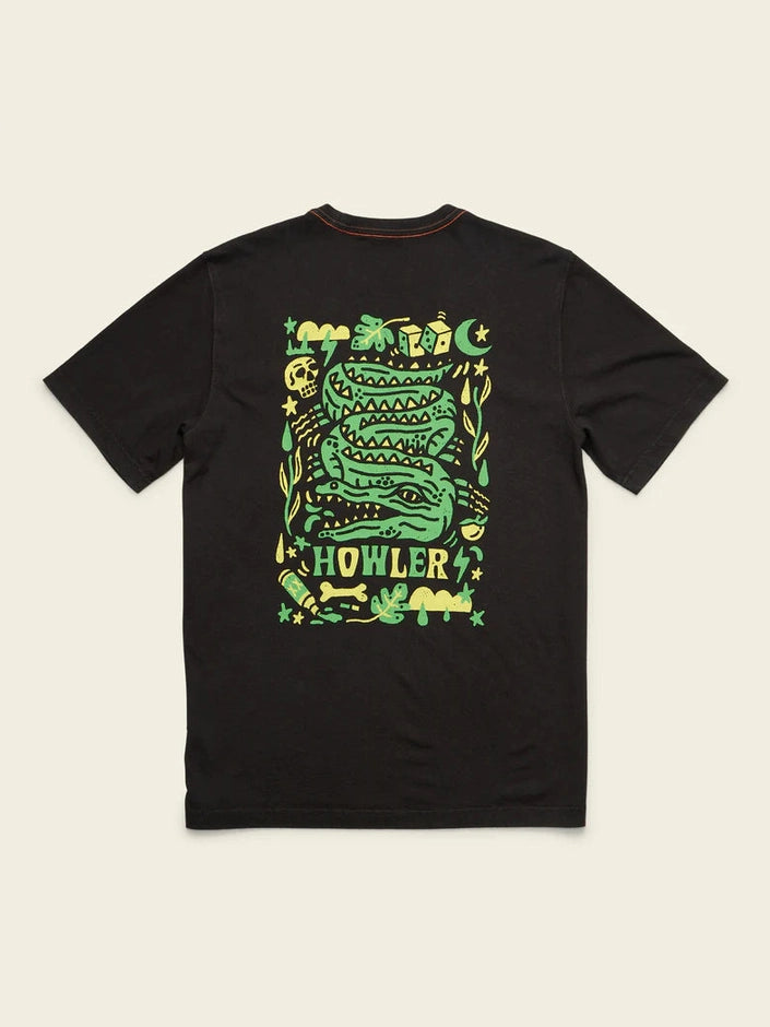 Slithering Gator Cotton Pocket T-Shirt shop-escape-outdoors