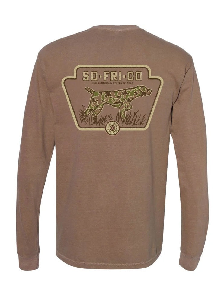 Old School Camo Badge Long Sleeve shop-escape-outdoors