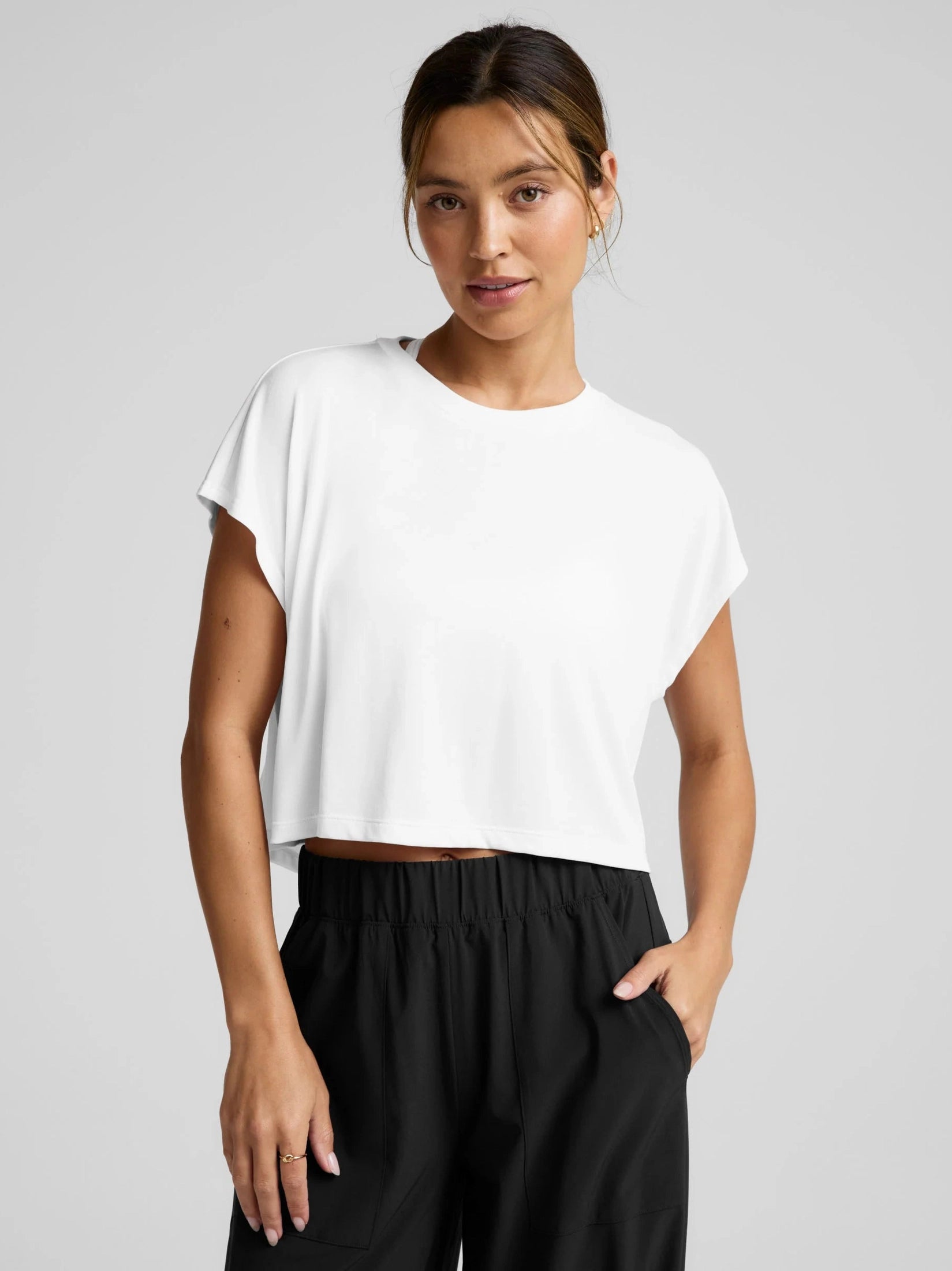 Studio Luxe Cropped Tee shop-escape-outdoors
