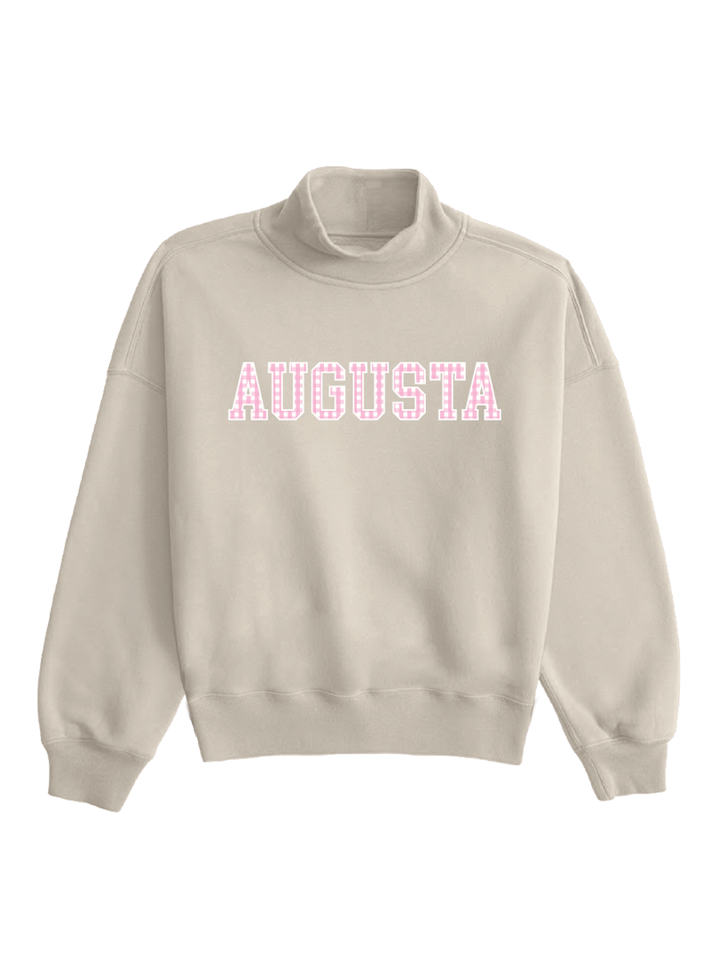 Augusta Gingham Mock Neck shop-escape-outdoors