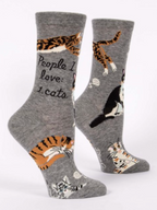 Women's Blue Q Crew Socks shop-escape-outdoors