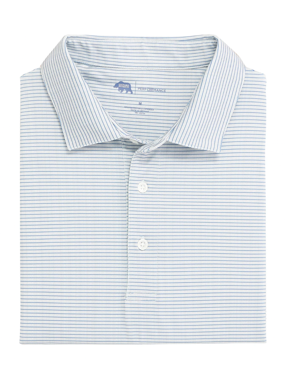 Birdie Stripe Performance Polo shop-escape-outdoors