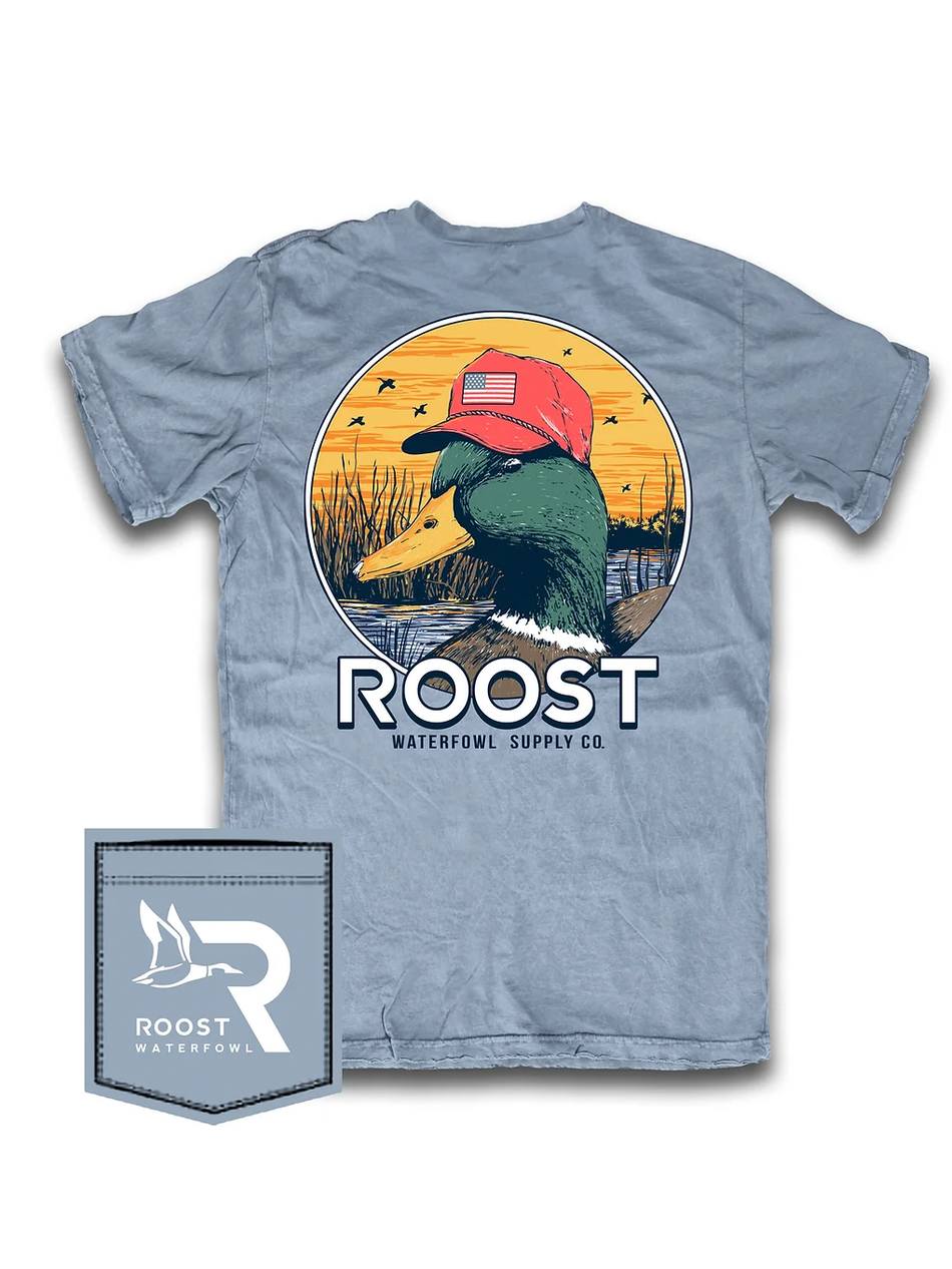 Roost Duck with Hat Tee shop-escape-outdoors