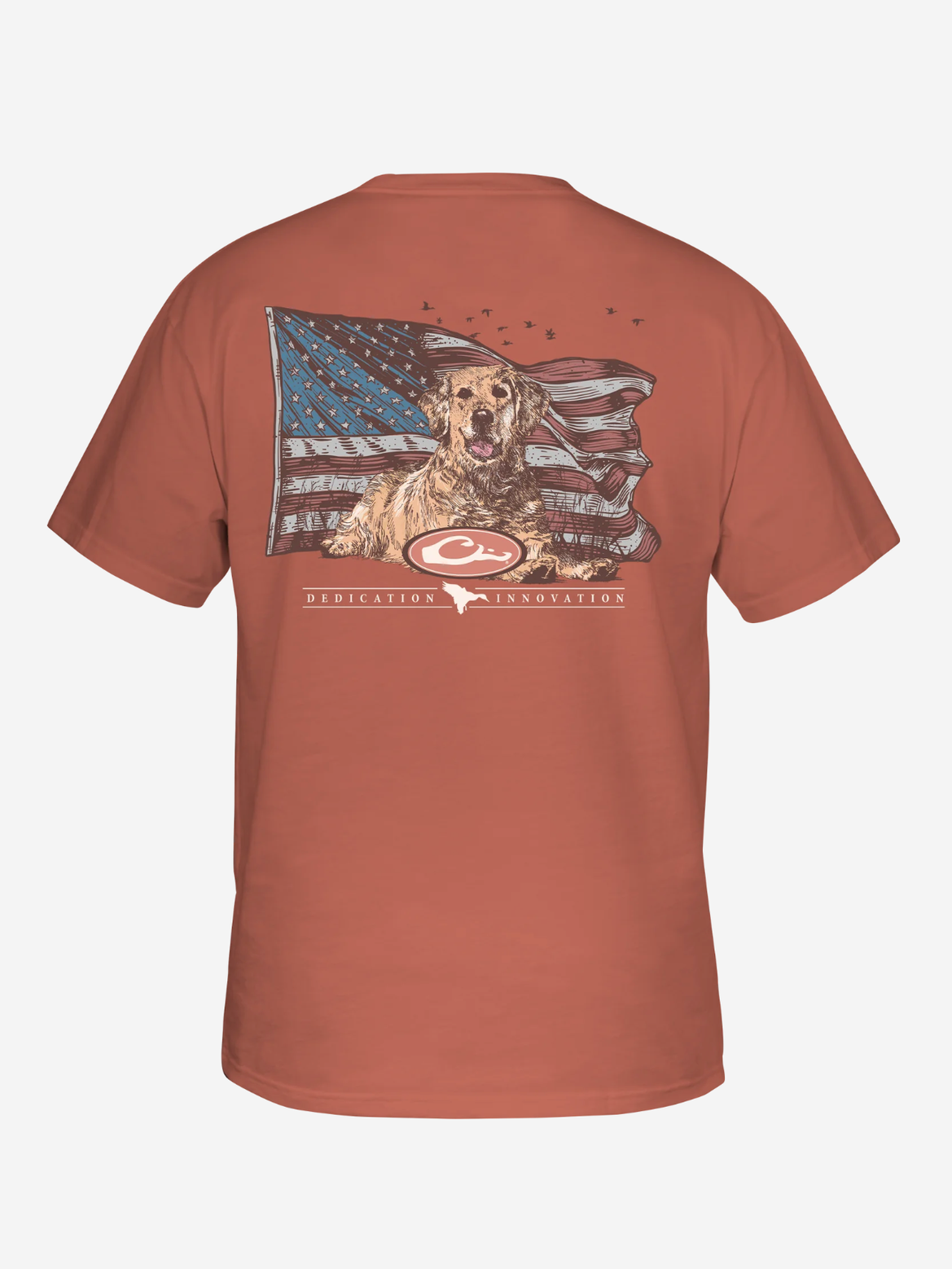 Americana Yellow Lab Short Sleeve Tee shop-escape-outdoors