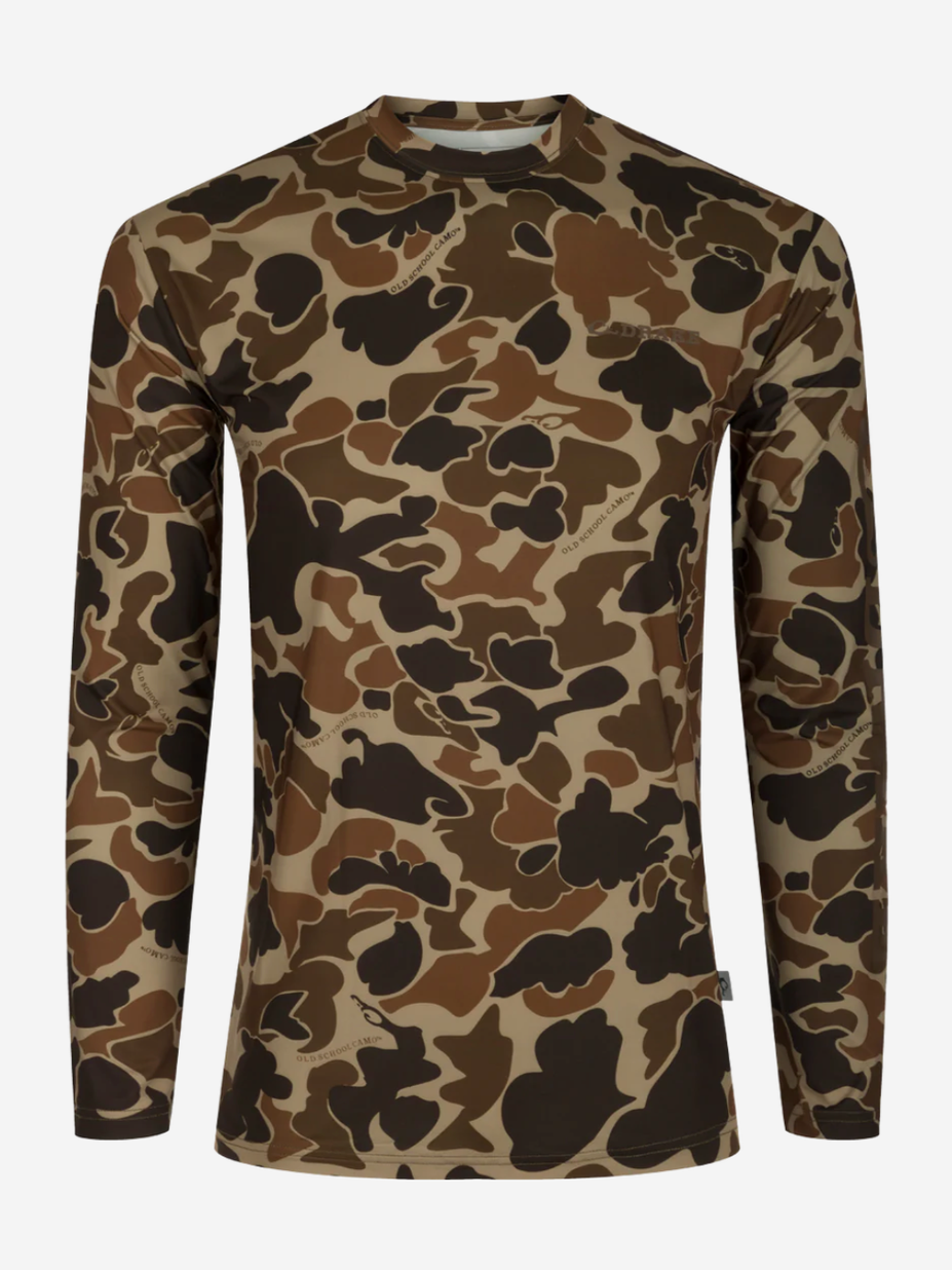 Long Sleeve Performance Crew Print shop-escape-outdoors