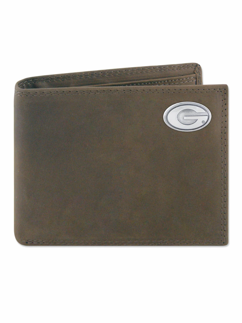 Georgia Bulldogs Leather Bifold Wallet shop-escape-outdoors