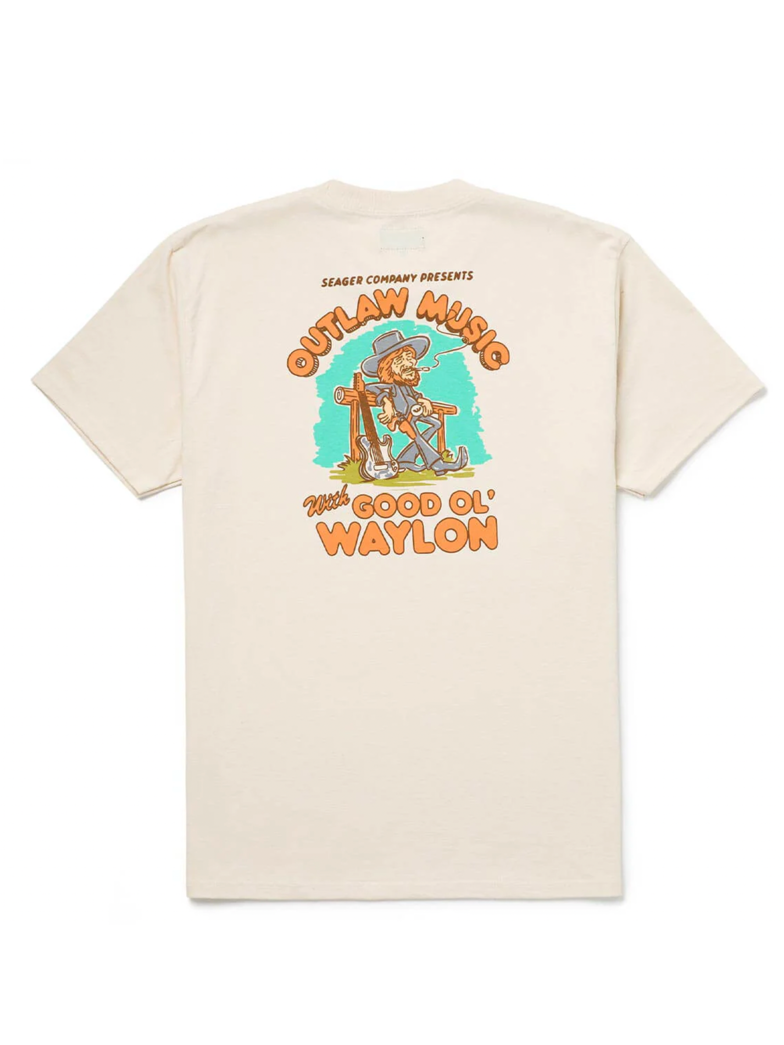 Seager x Waylon Jennings Outlaw Tee shop-escape-outdoors