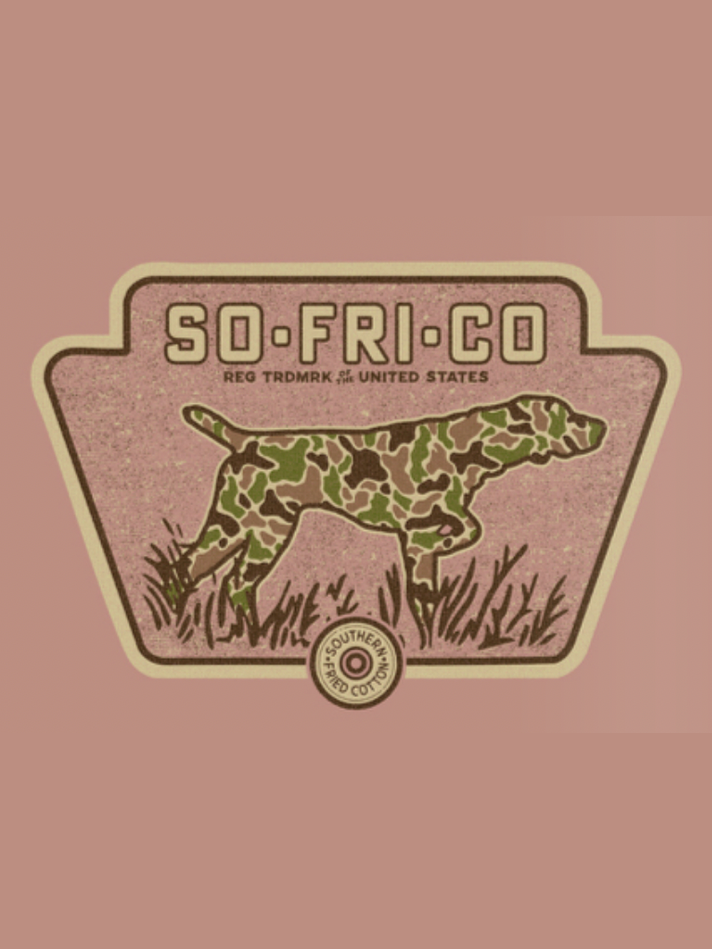 Old School Camo Badge Tee shop-escape-outdoors