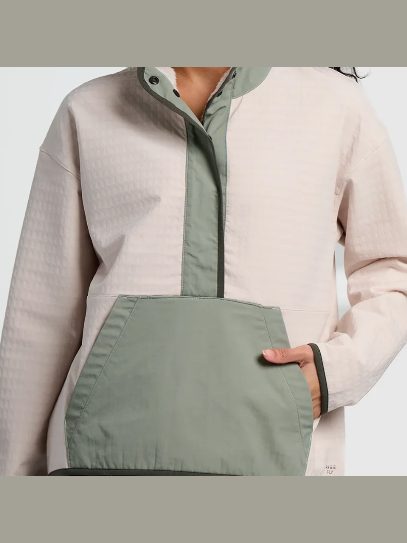 Women's Gridback Fleece Snap Pullover shop-escape-outdoors