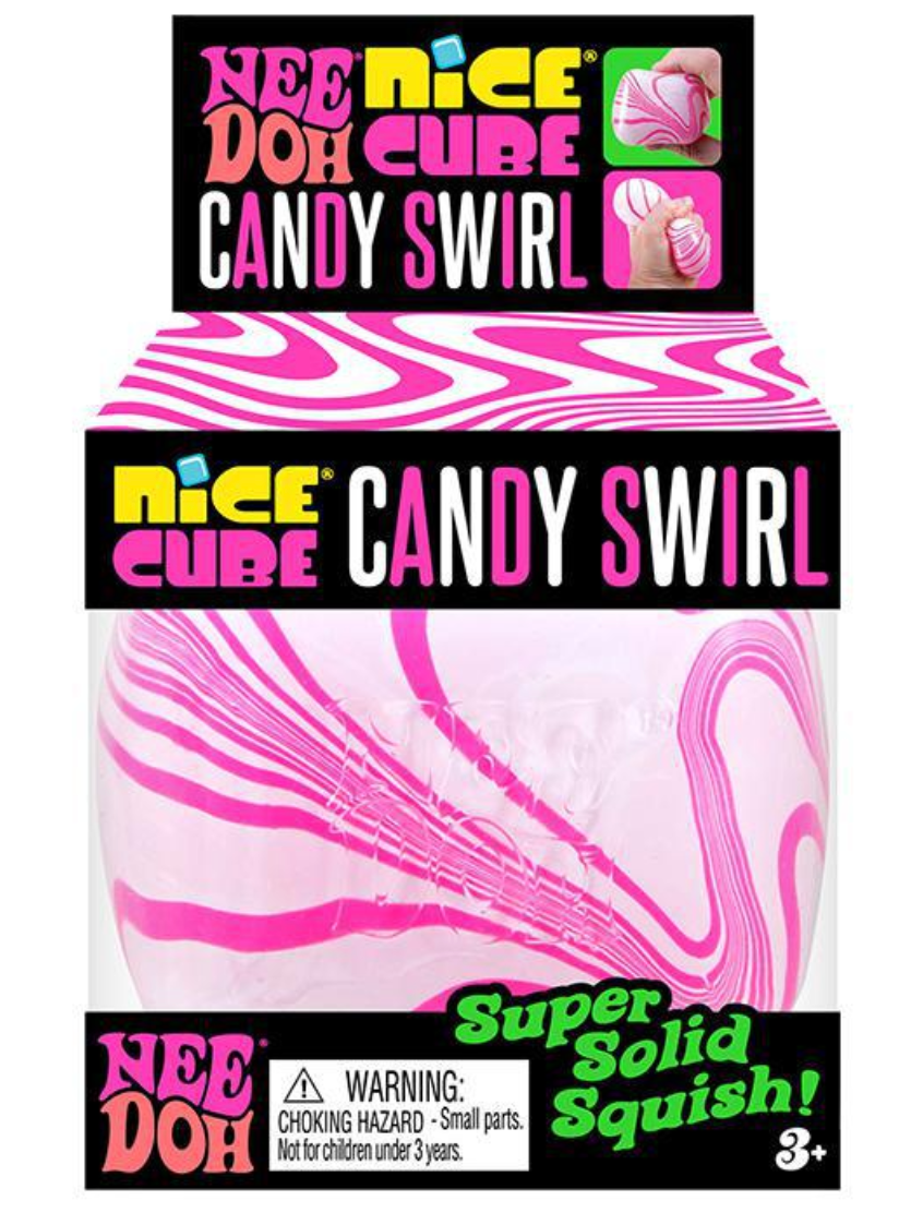NeeDoh Nice Cube Candy Swirl
