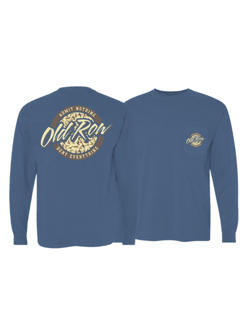 Deer Camo Logo LS Pocket Tee shop-escape-outdoors
