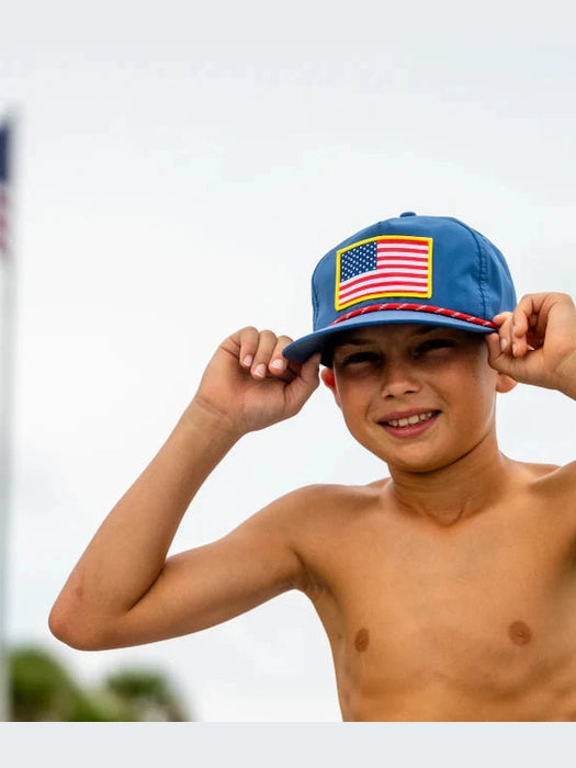 Patriotic Patch Low Profile Rope Hat shop-escape-outdoors
