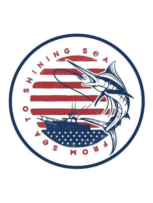 Life Is Good Circle Sticker shop-escape-outdoors