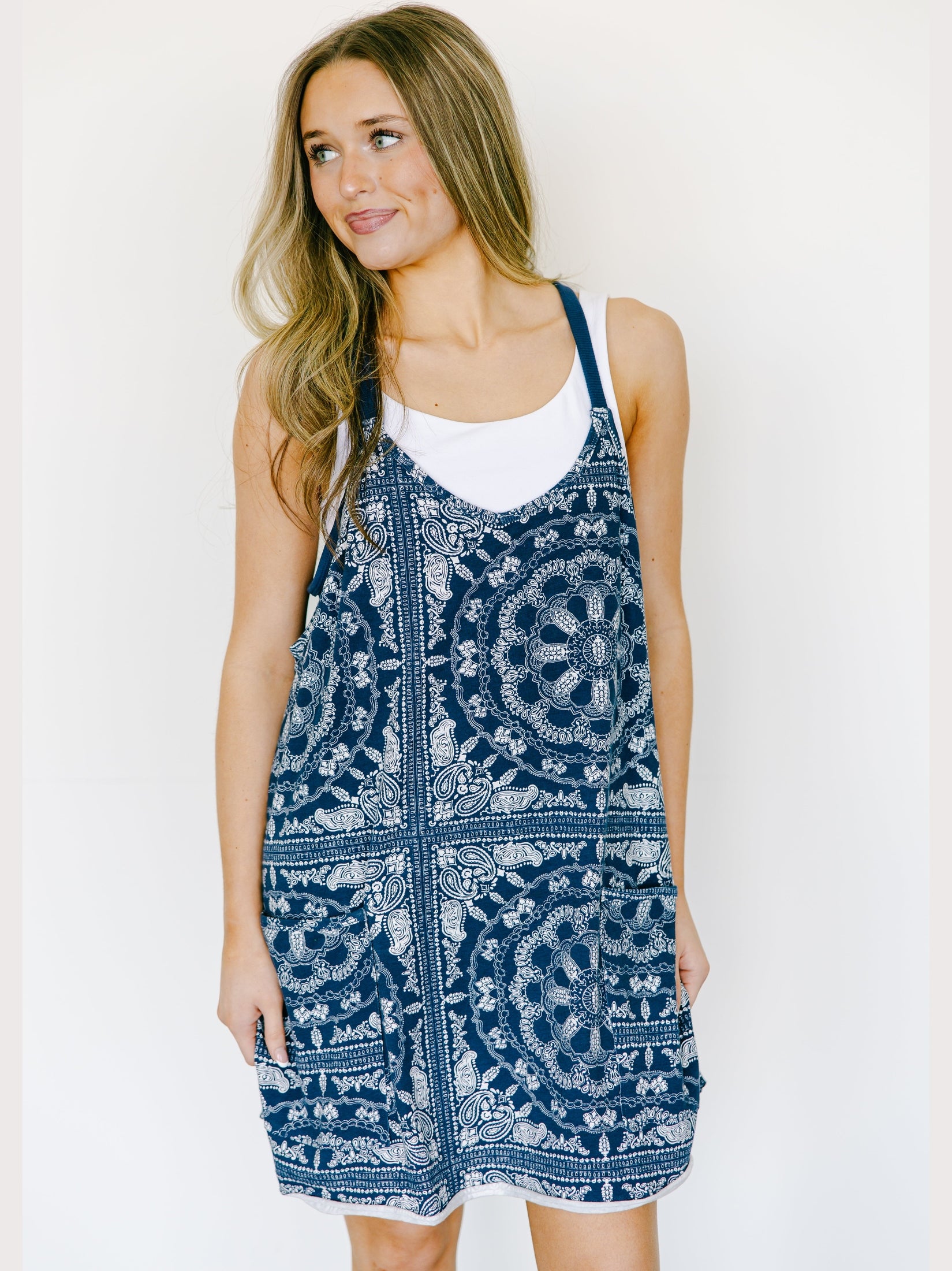 Hot Shot Printed Mini Dress shop-escape-outdoors