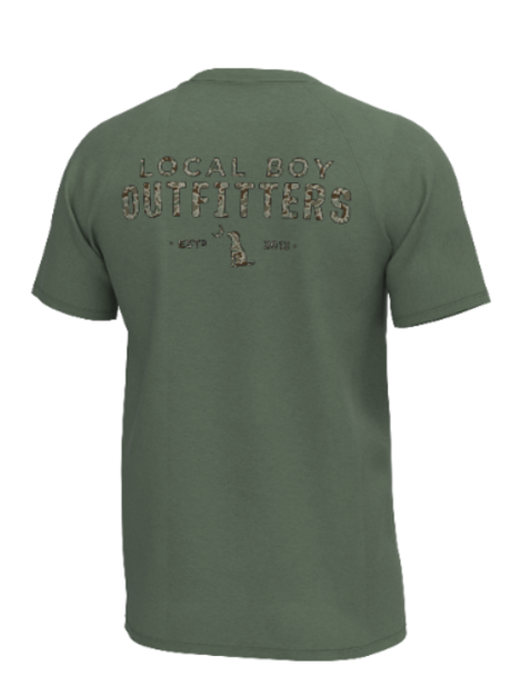 Graphic Short Sleeve Heather Blend Crew - Old Signature shop-escape-outdoors