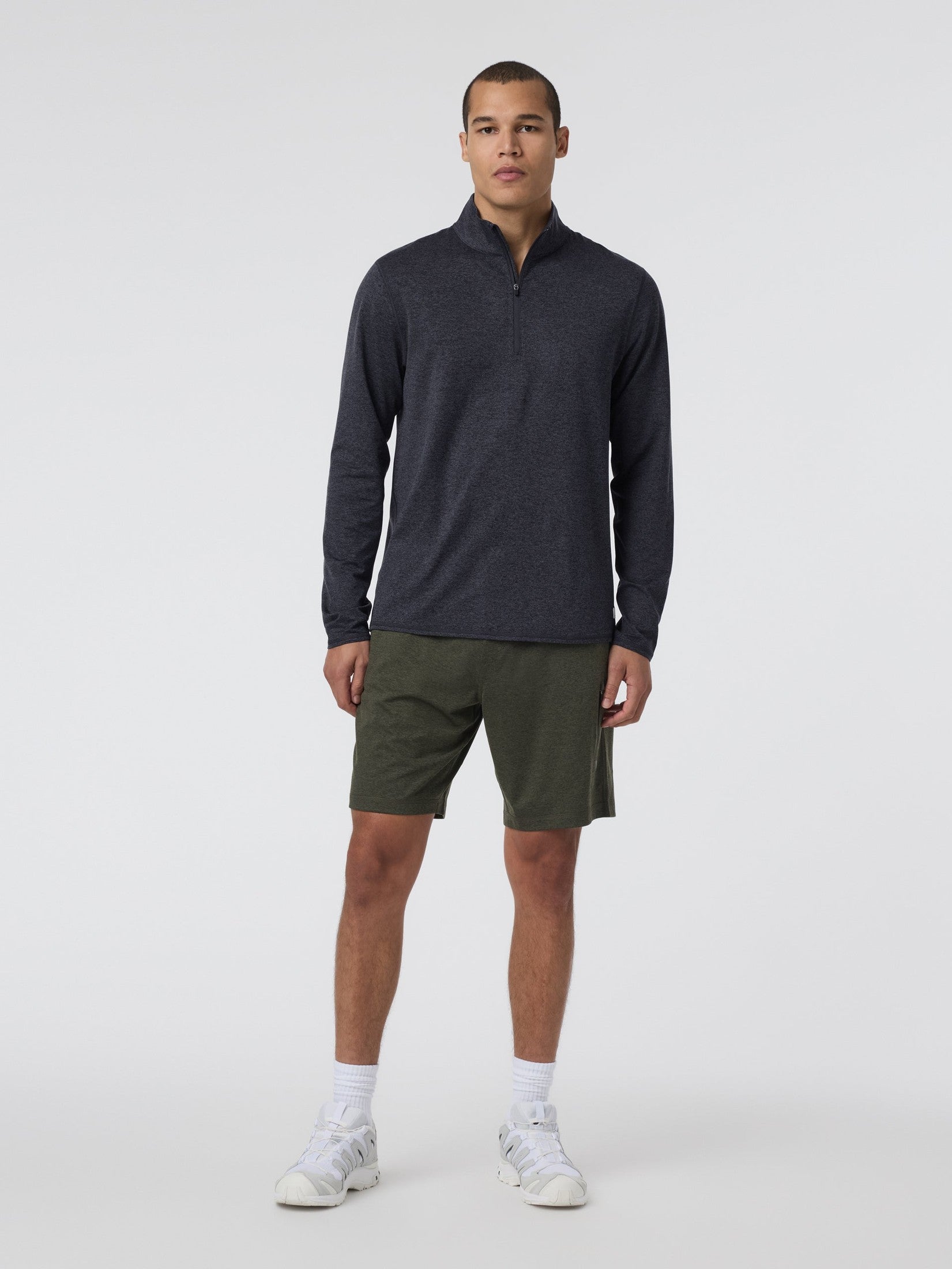 Men's Ponto Half Zip Mock Neck shop-escape-outdoors