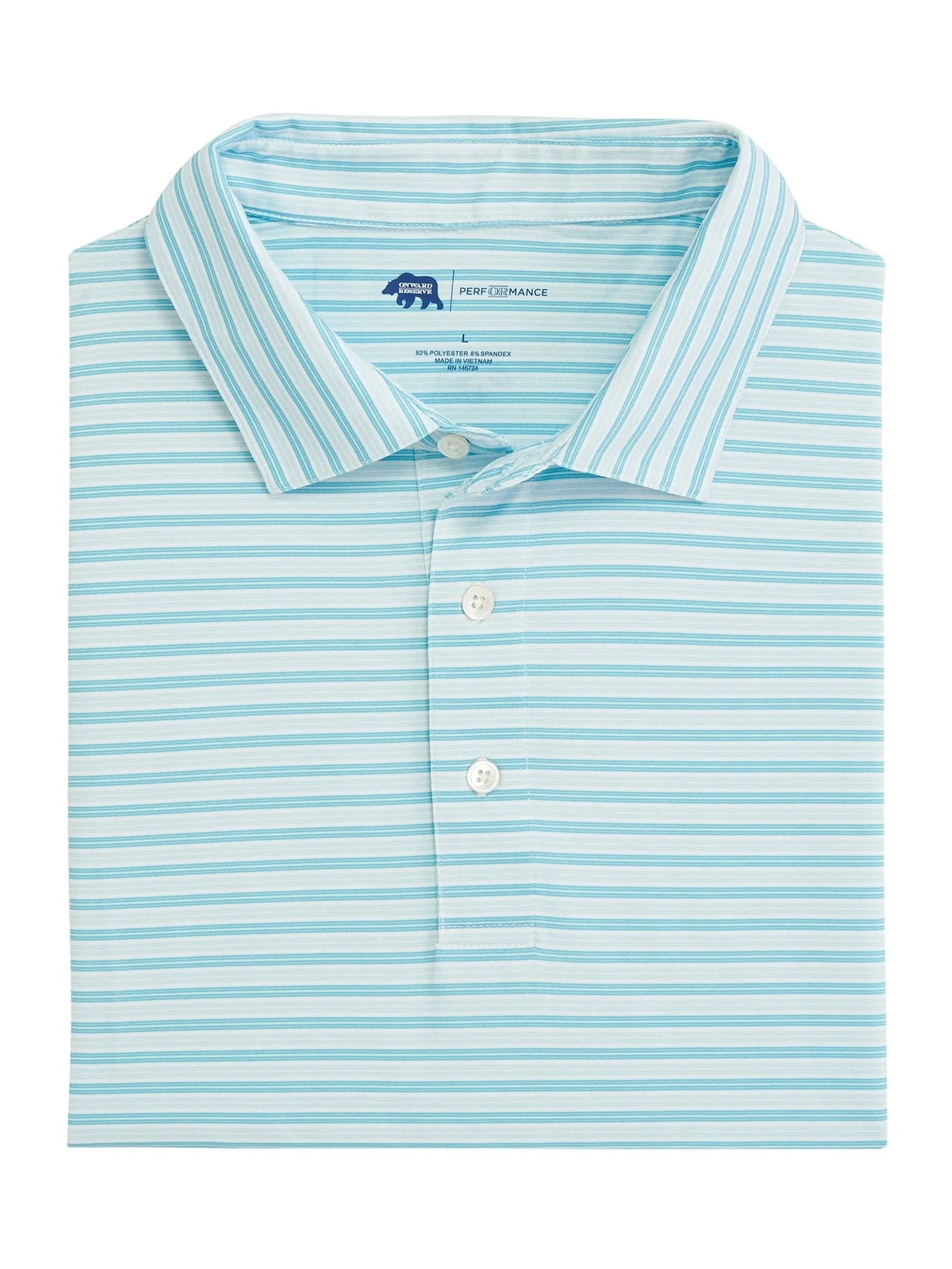 Wedge Stripe Performance Polo shop-escape-outdoors