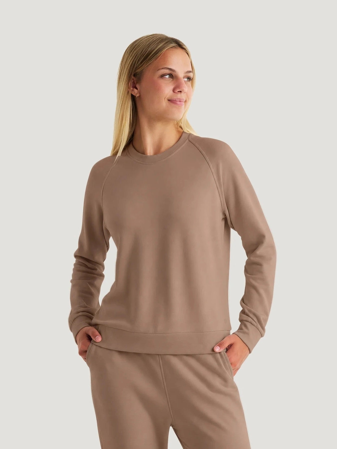 Women's Bamboo Lightweight Fleece Crew shop-escape-outdoors