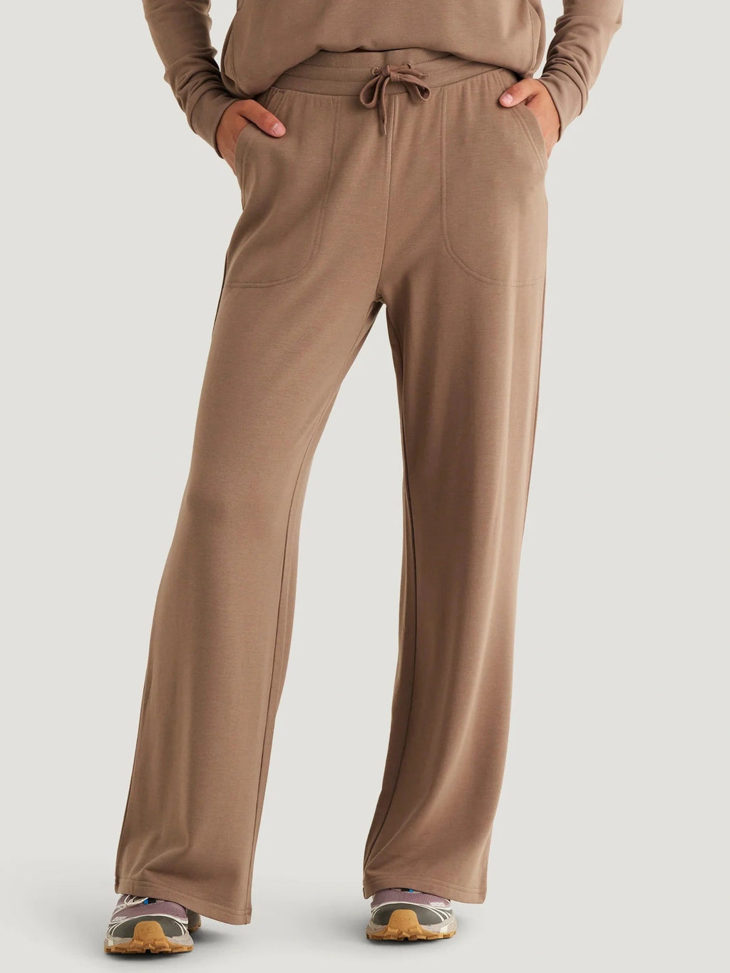 Women's Bamboo Lightweight Fleece Wide Leg Pant - Shop Escape Outdoors