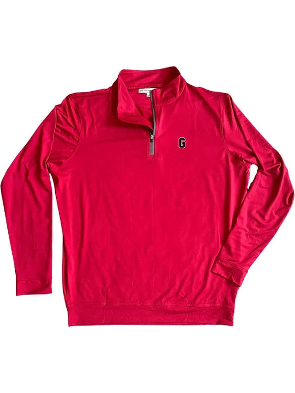 UGA 1/4 Zip Block G Performance Pullover shop-escape-outdoors