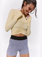 Tempo Ruched Long Sleeve`1 shop-escape-outdoors