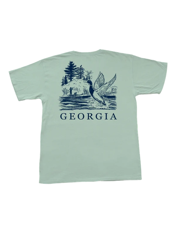 GA Duck Hunt Pocket Tee shop-escape-outdoors