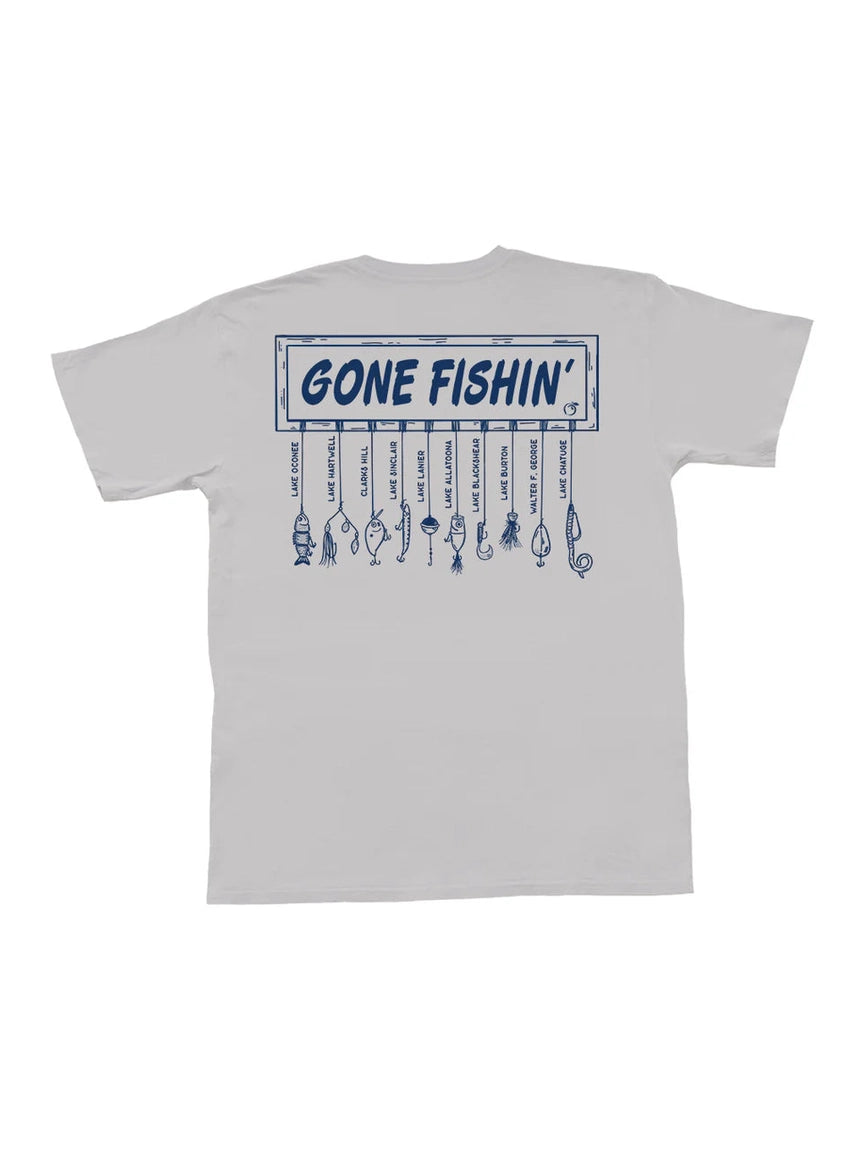 Gone Fishin' Short Sleeve Pocket Tee shop-escape-outdoors