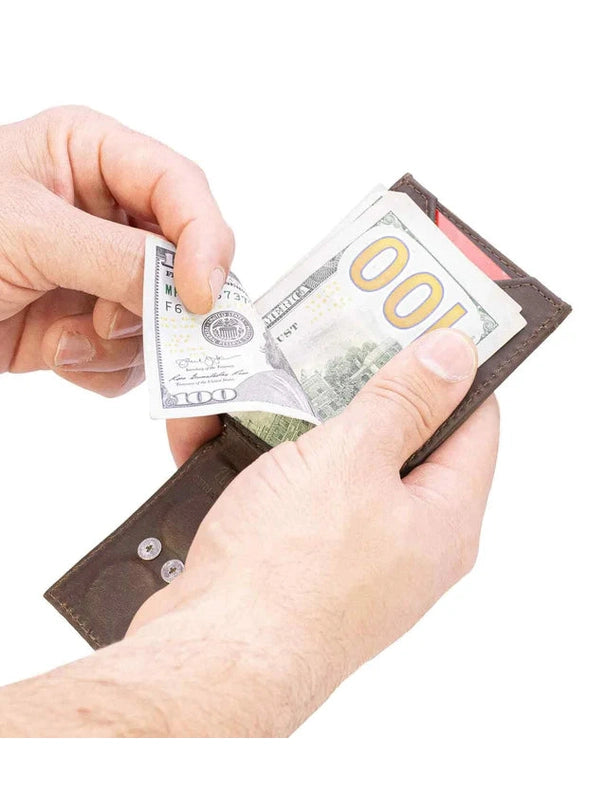 Magnetic Leather Slim Wallet shop-escape-outdoors