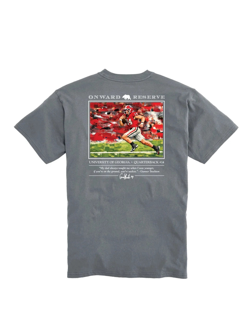 UGA Gunner Stockton #14 Tee shop-escape-outdoors